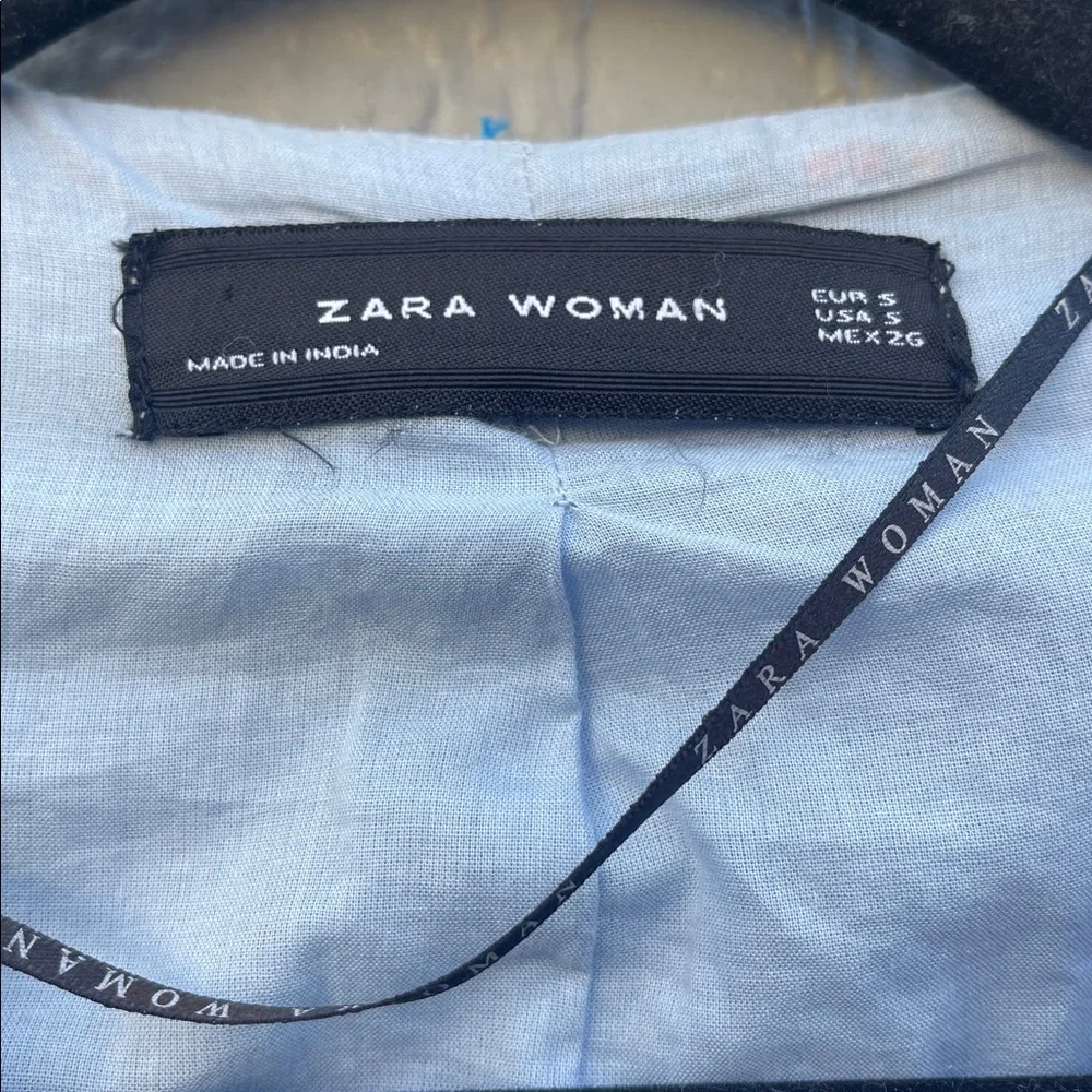 Zara Embroidered Jacquard Coat Jacket Festival - Picture 5 of 16